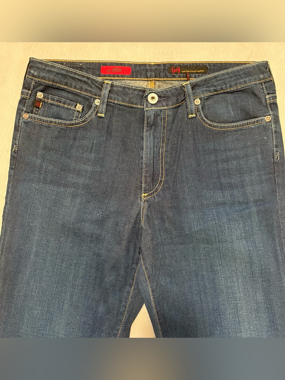AG Adriano Goldschmied The Elite Y2K Dark Wash Bootcut Jeans 30 Western Rodeo - Picture 5 of 14